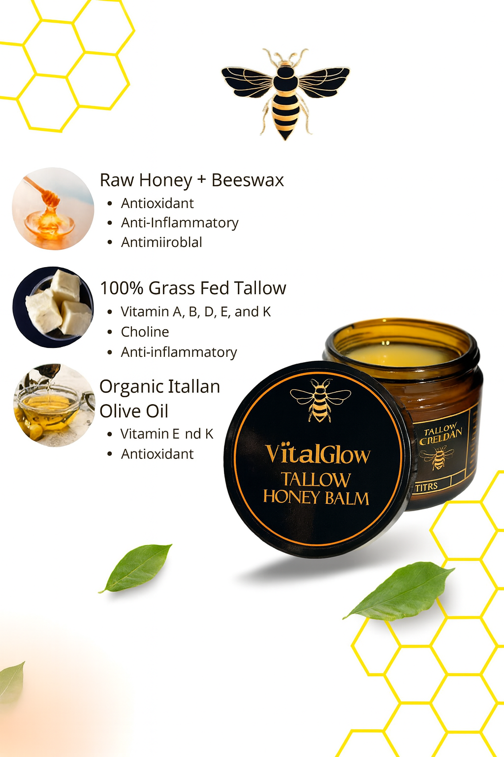 Radiant Glow Beef Tallow Cream™